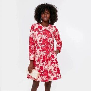 Tuckernuck Zinnia pink and red Floral Dress